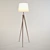 Elegant Flamant Hervey Floor Lamp 3D model small image 1