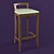 Stylish Bar Stool 3D model small image 1