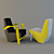 Moroso Silver Lake Chair 3D model small image 1