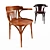 Elegant Tonet Chair 3D model small image 1