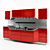 Elegante Italian Kitchen: Pininfarina 3D model small image 1