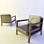 Modern CAMILLA Design by CR&S POLIFORM (2006) 3D model small image 1