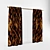 Tiger Texture Curtains 3D model small image 1