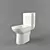 FlushMaster Toilet Bowl 3D model small image 1