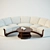 Classic Soft Sofa 3D model small image 1