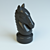 Elegant Horse Chess Piece 3D model small image 1