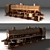 Vintage Steam Locomotive Model 3D model small image 1