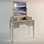 Elegant English Style Dressing Table 3D model small image 1