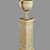 Chic Chelini Vase: Elegant Textures, Multiple Formats 3D model small image 1