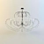 Elegant Crystal Chandelier 3D model small image 1