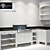 L'OFFICINA Kitchen by Marchi Group 3D model small image 1