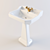 Elegant Cezares Triesta Sink 3D model small image 1