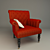 Cozy Comfort Armchair 3D model small image 1