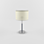 SLV Soprana TL-1 | Modern Steel and Leather Table Lamp 3D model small image 1