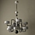 Panzeri Modern Style Hanging Pendant 3D model small image 1