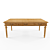 Elegant Wooden Table 3D model small image 1