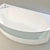 Luxurious Soaking Bath Tub 3D model small image 1