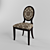 Elegant Tonin Glamour Chair 3D model small image 1