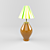 Modern Design LED Table Lamp 3D model small image 1