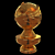 Shining Sphere: Golden Globe 3D model small image 1