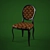 Classic Poly Chair: Timeless Elegance 3D model small image 1