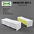 IKEA PS 2012 TV Tumba Shelf: Functional & Stylish 3D model small image 1