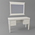 Venier Notte: Stylish Vanity Set 3D model small image 1