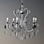 Elegant Crystal Chandelier 3D model small image 1