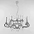 Elegant Illumination: Aristocrat Chandelier 3D model small image 1