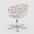 Swivel Chair, Krokek 3D model small image 1