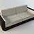Sleek and Stylish Sofa 3D model small image 1