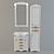 Aquanet Louis 65 - Stylish Bathroom Furniture 3D model small image 1