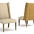 Bertrix Hemp & Linen Chair - Elegant Comfort 3D model small image 1