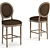 Elegant Vintage Louis High Bar Stool 3D model small image 1