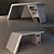 Vintage Aviator Wing Desk 3D model small image 1