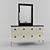 Elegant Bathroom Vanity Set 3D model small image 1