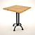 IMPERO 4060 - Stylish Table Base and Top 3D model small image 1