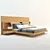 Modern King Size Bed 3D model small image 1