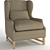 Graceful Comfort: Gracia Armchair 3D model small image 1