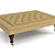 Brugge Tufted Ottoman: Elegant and Luxurious 3D model small image 1