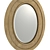 Elegant Olmetta Mirror with Unique Design 3D model small image 1