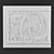 Art Deco Door Cover 3D model small image 1