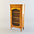 Stylish Wooden Dresser 3D model small image 1