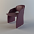 Sydney Modern Conference Chair 3D model small image 1