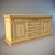 Vintage-inspired Chest of Drawers 3D model small image 1