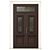 Metallic Door with Decorative MDF Panels 3D model small image 1