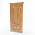 Classic VRay Door- Timeless Elegance 3D model small image 1