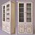 Elegant Perla Library Cabinet 3D model small image 1