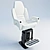 Luxurious Boat Captain Chair 3D model small image 1