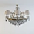 Elegant Masiero Ottocento Chandelier 3D model small image 1